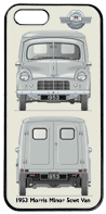 Morris Minor 5cwt Van Series II 1953 Phone Cover Vertical